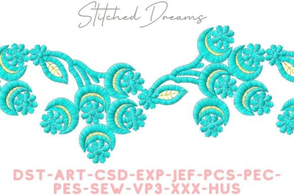 Exquisite Floral Motifs Border Review