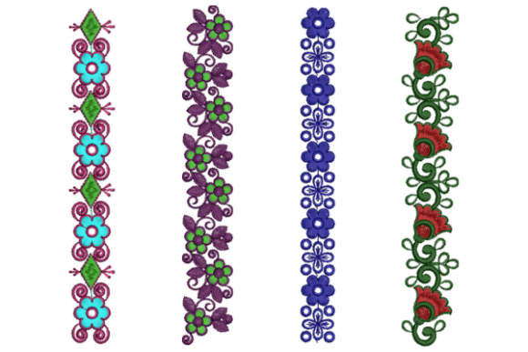 Floral Borders Set Review for Boutique Sweatshirts
