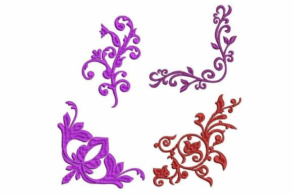 Floral Corners: Elegant Border Magic for Craft Fairs
