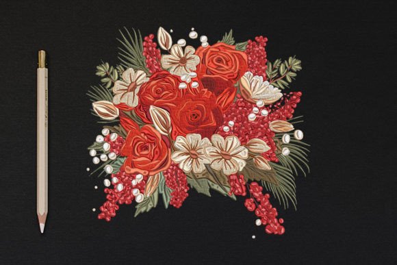 Flowers Bouquet: A Whimsical Floral Wreath for Real Projects