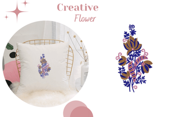 Wedding Flowers Embroidery Design